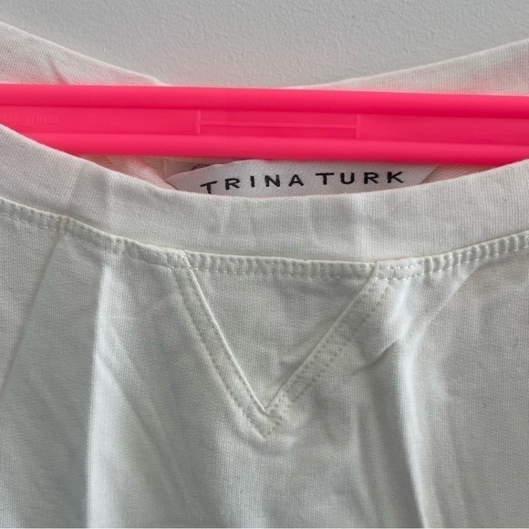 Trina Turk White Boat Neck Tank Top size S - Picture 4 of 4